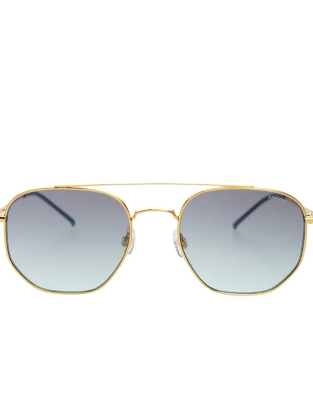 NWT Freyrs Sunglasses Gold/Grey